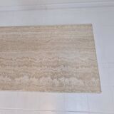 Rectangle Travertine Coffee or Side Table, Italy 1980's