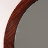 Vintage Danish Rosewood veneer Mirror 1960 Denmark