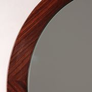 Miroir vintage en placage de palissandre danois 1960 Danemark