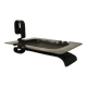 Hand-forged Brutalist-style study ashtray, Belgium, 1960s.