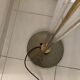 Design floor lamp in plexiglass and brass