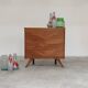 Commode française 4 tiroirs pieds compas