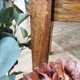 Solid oak farmhouse table 80x185