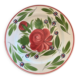 Old earthenware plate Sarreguemines