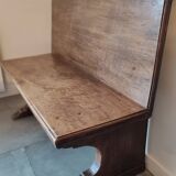 Antique solid wood bench