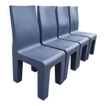 4 Richard Hutten Museum chairs, 1990s