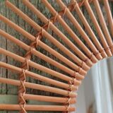 Rattan mirror