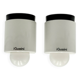 Pair of 80s design Wall or Ceiling Lights iGuzzini, new old stock