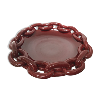 Vintage ceramic round cut from the 1950s