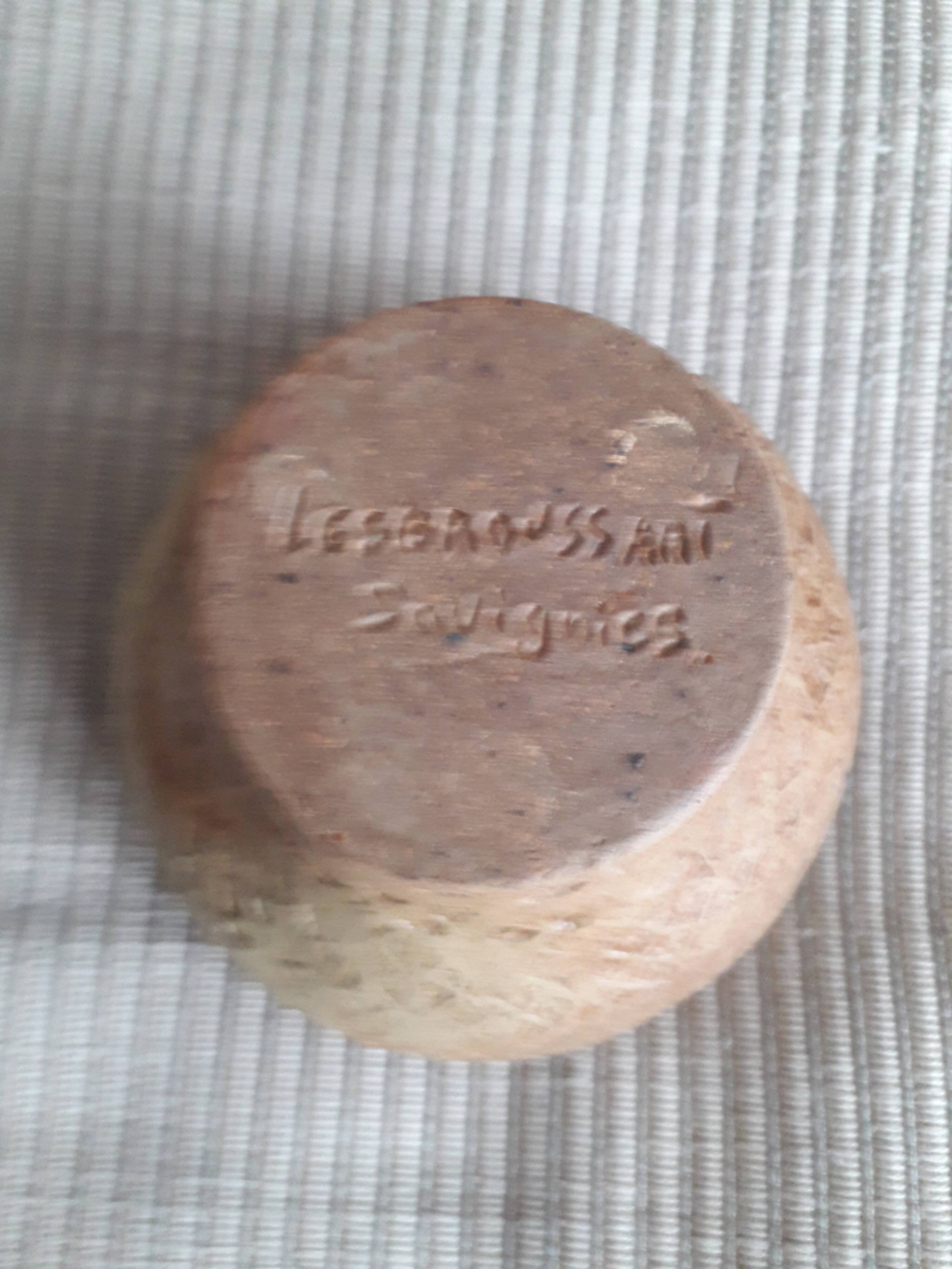 Vintage pocket tray with a raw finish