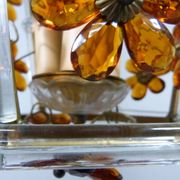 Suspension en verre en forme de fleur, années 1950-60