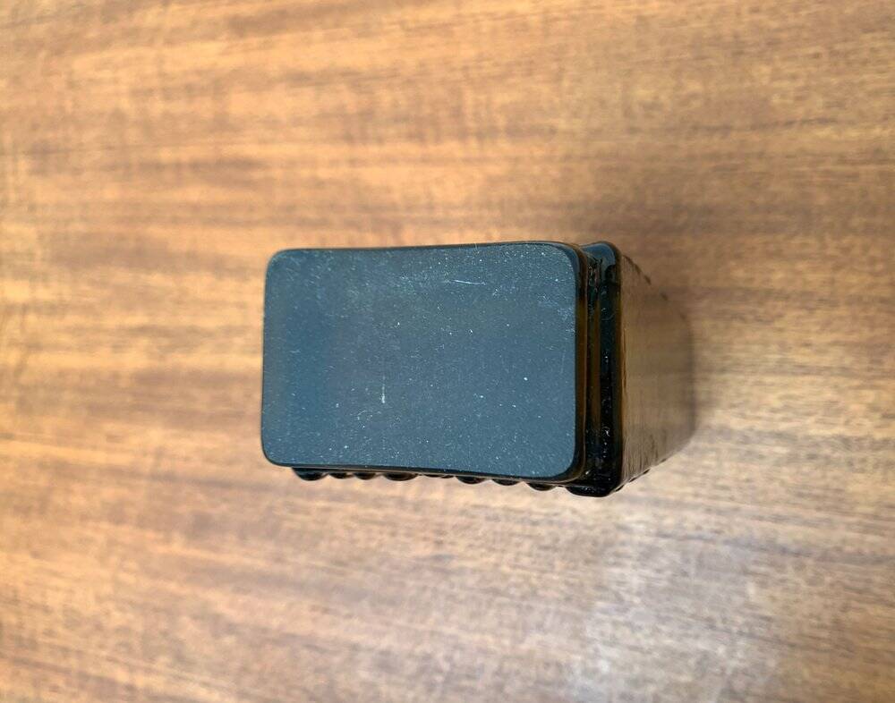 Brutalist bubble glass vase from the German space age mid-century by Emil Funke for Gral, 1960s.