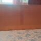 Lit vintage en bois 120 cm – années 50/60 – esprit moderniste