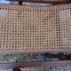 Chaise longue cannage