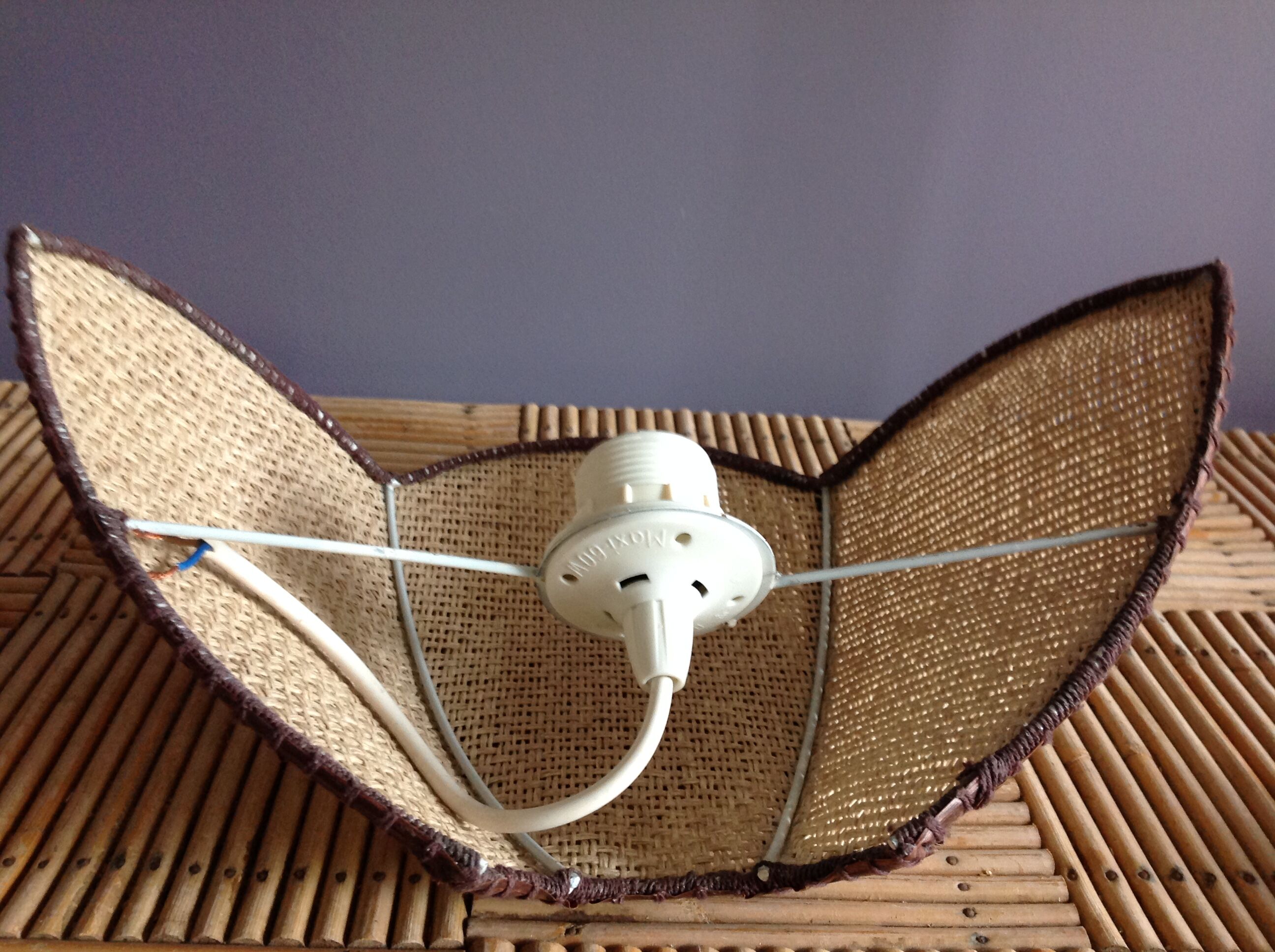 Vintage flower wall light