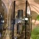 Stunning smoked glass wall sconces from the 1970s.