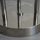 Space Age floor lamp vntage glass and chromed metal, 1970s