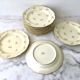 Set of 11 flat plates porcelain from Limoges