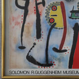 Joan Miró, Exhibition Poster Solomon R. Guggenheim Museum, Nowy Jork, Framed