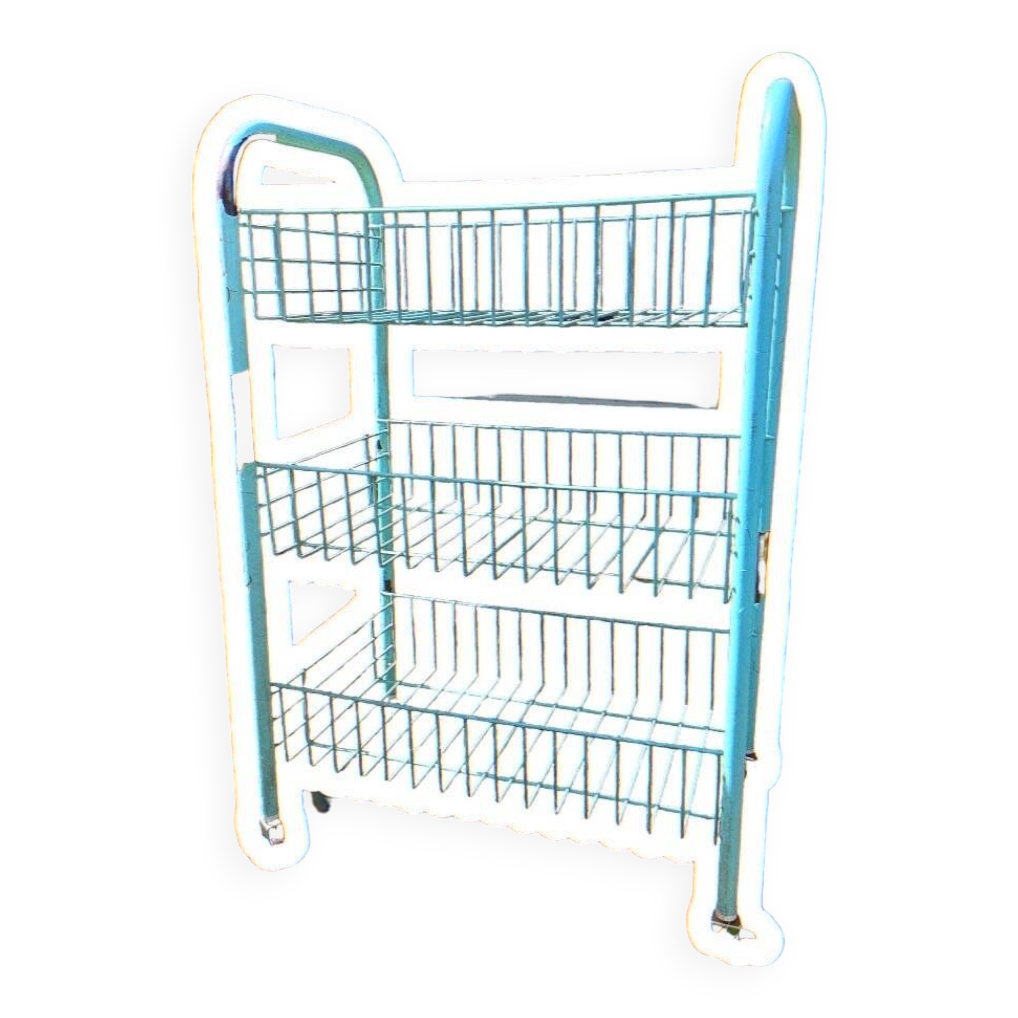 Vintage rolling trolley