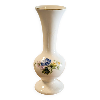 Fine porcelain vase with floral patterns (Sadler Workshop - 1950s)