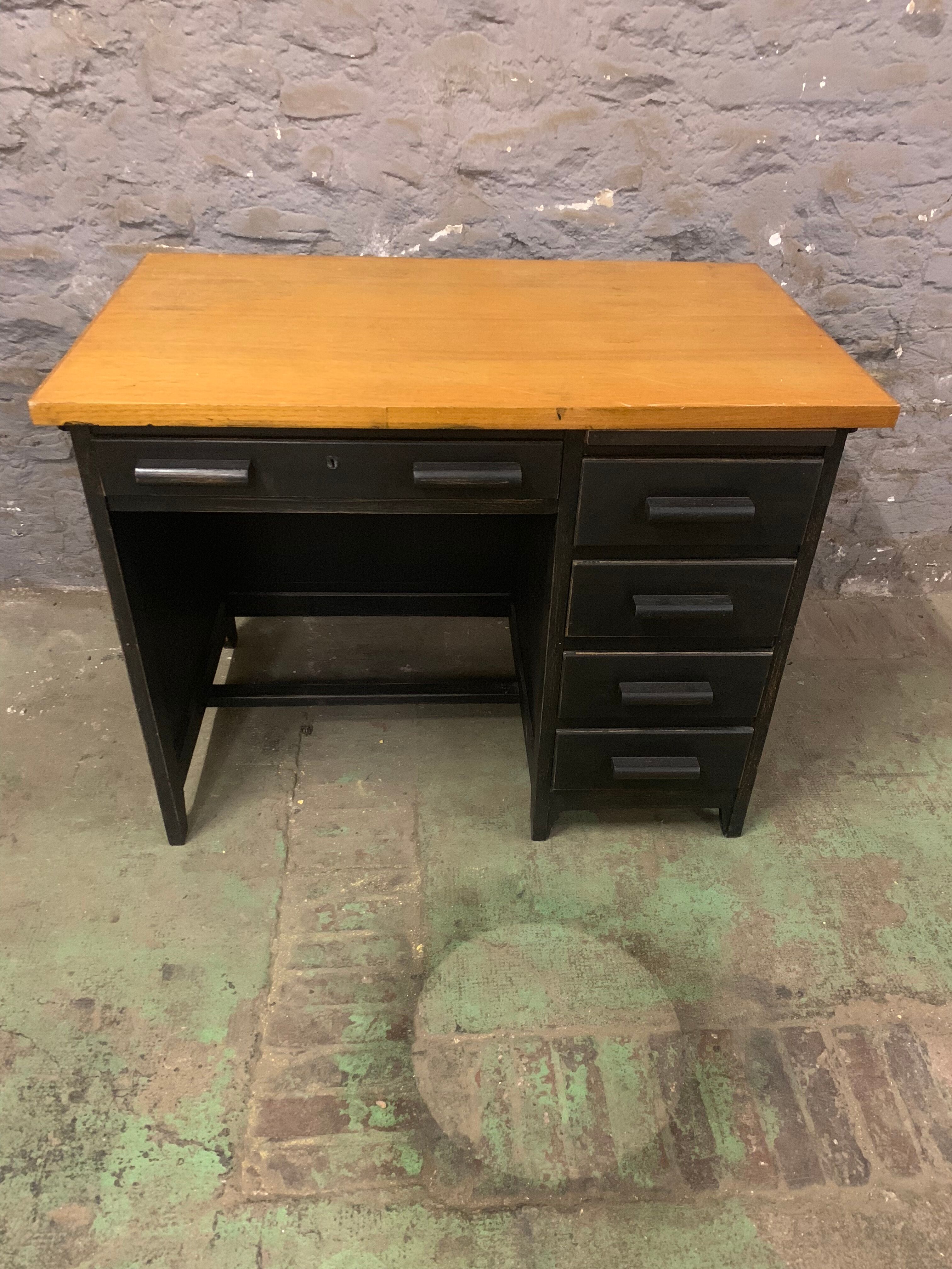 Old desk oak 1950