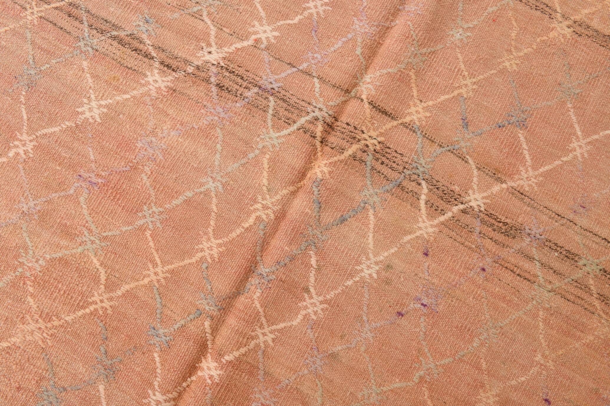 5x8 Turkish Kilim Rug, 154x254Cm