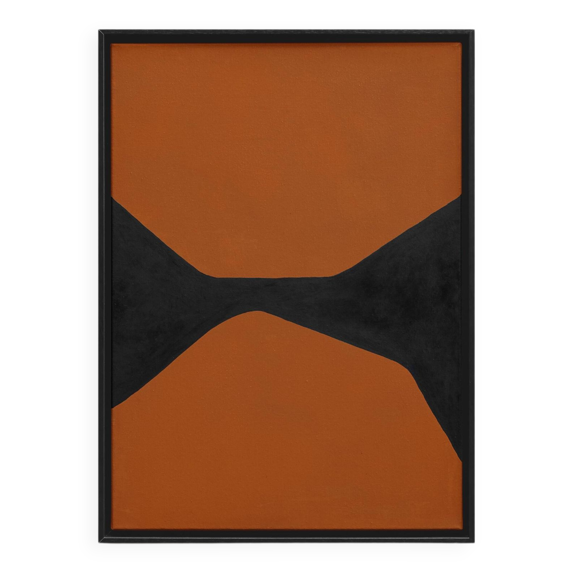 Original abstract terracotta painting, R13