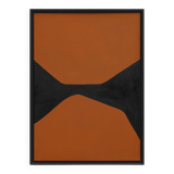 Original abstract terracotta painting, R13