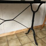 Table de bistrot en marbre