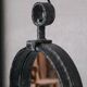 Brutalist French Mid-Century Wall Mirror