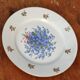 Plat en porcelaine myosotis
