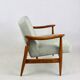 Vintage armchair GFM 300-202 design J.Kedziorek Loft 70s vintage light green