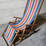 Folding beach lounge chair, Ergelax Chilean deckchair