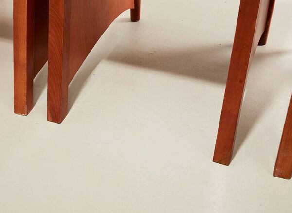 Philippe Starck Ensemble de 4 chaises de salle à manger Bob Dubois pour Driade Aleph Italie 1987