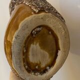 Vintage Vallauris fat lava vase