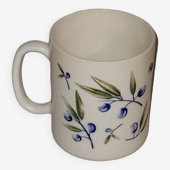 Arcopal olive mug cup - vintage