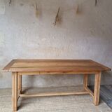 Solid wood farmhouse table