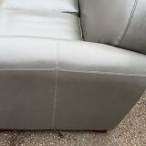 Leather club sofa