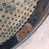 Fischel bistro chair with cannate / vintage seat 30s-40s