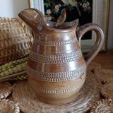 Small vintage stoneware pitcher