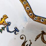 Old Gien earthenware serving dish
