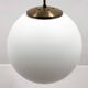 Large milk glass pendant light by kamenicky senov