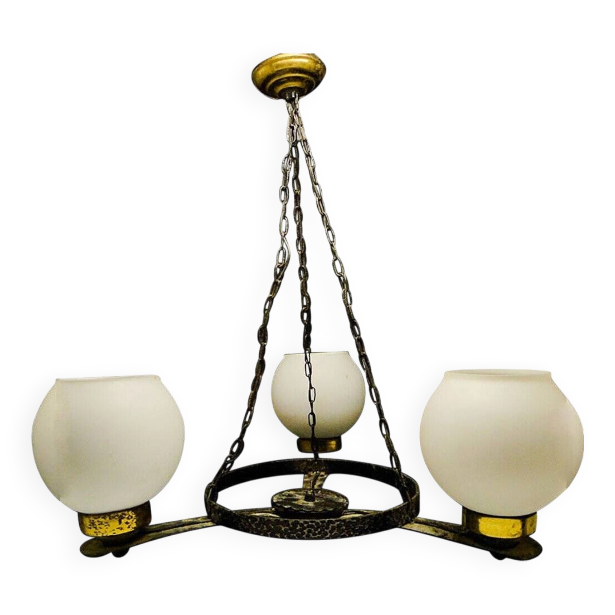 Mid-century modern pendant lamp, 1970s