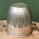 Art deco champagne bucket in silver metal