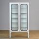 Vintage iron and glass medicine cabinet, 1970s