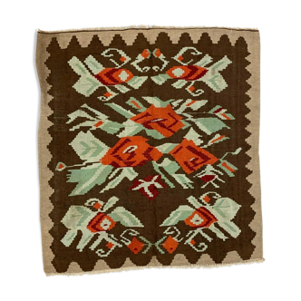 Turkish square kilim 165x150 cm wool