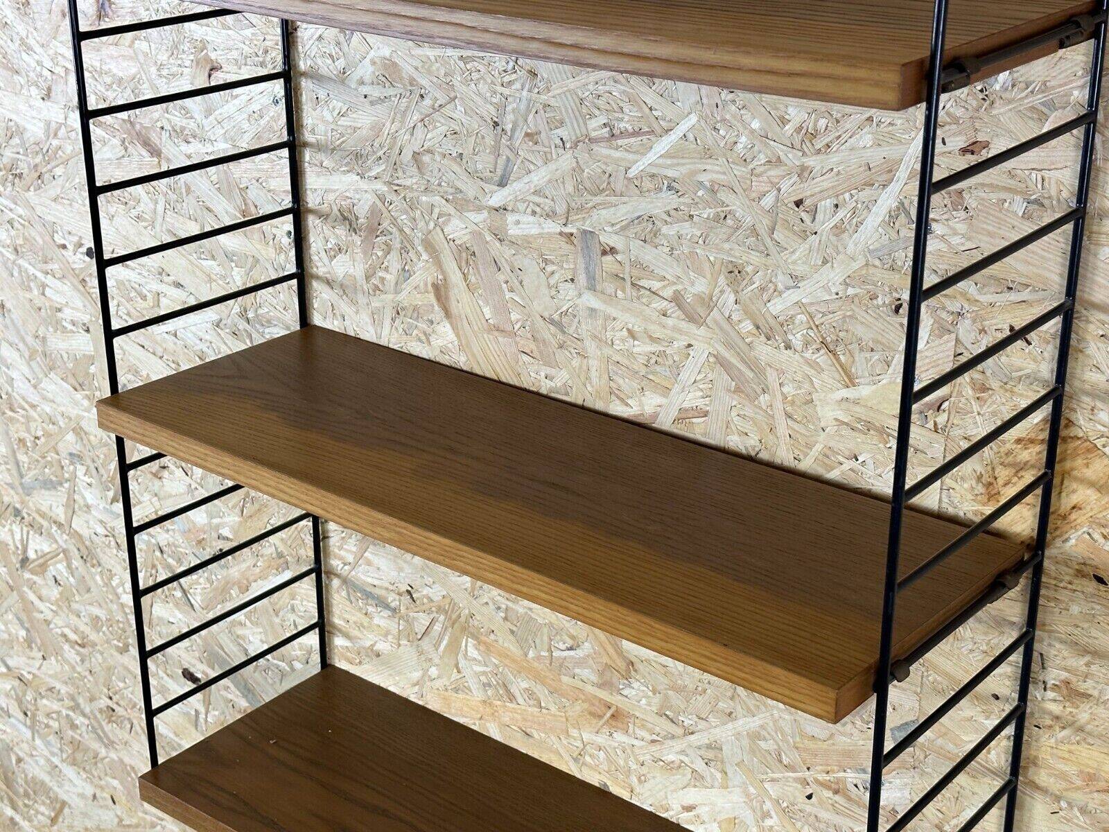 60s-70s Oak String Shelf Module by Kajsa & Nils “Nisse” Strinning Sweden