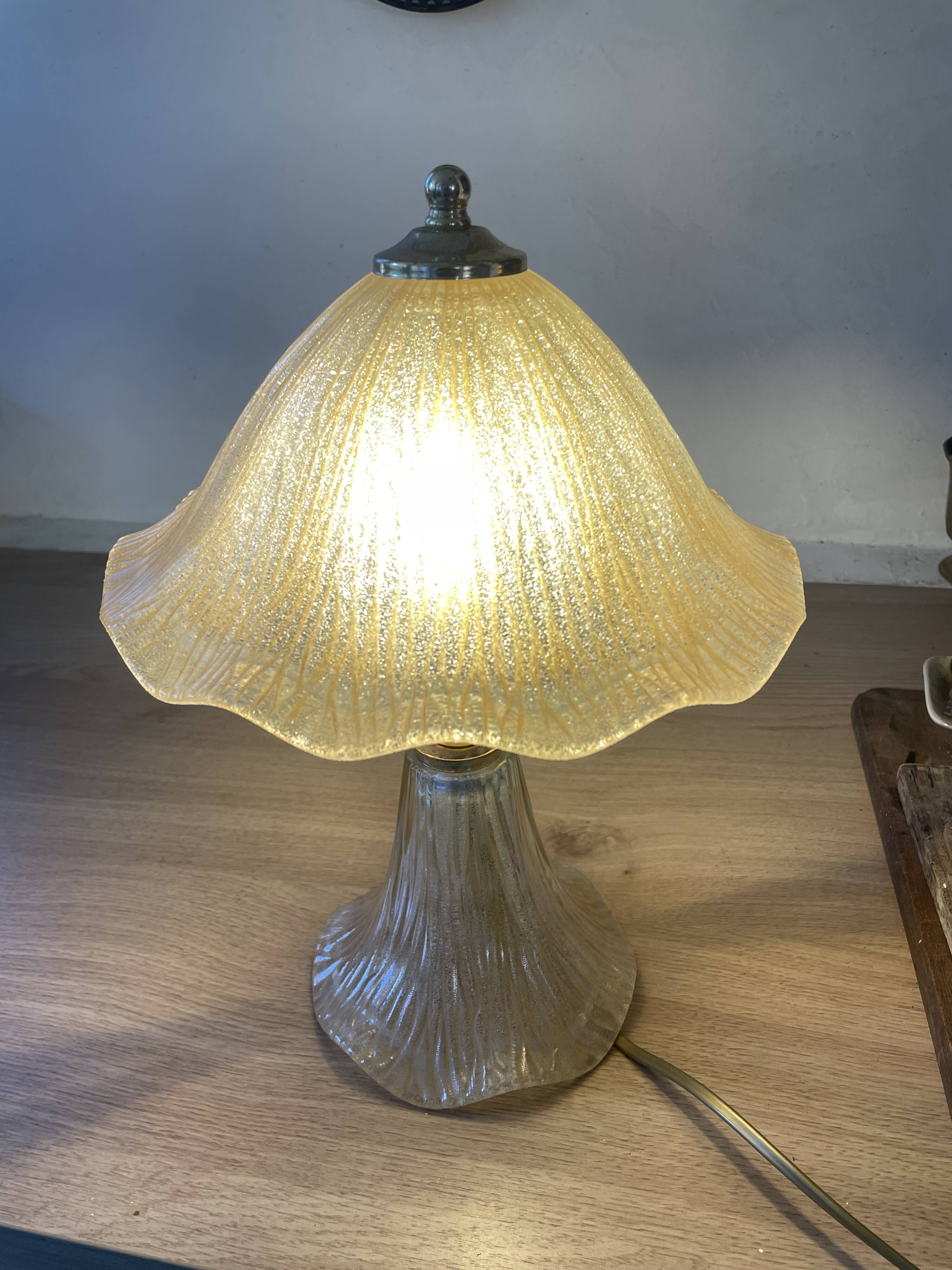 Vintage Murano glass lamp