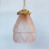 Art deco rose lamp